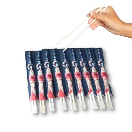Carica immagine in Galleria, Bacchette spesse per sushi da 24cm carbone - 3000PZ €0.032 a pezzo
