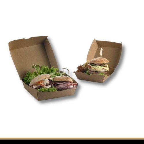 Porta Panino e Hamburger GRANDE 16X15,5X9 cm - 300 PZ - Da 0,18€