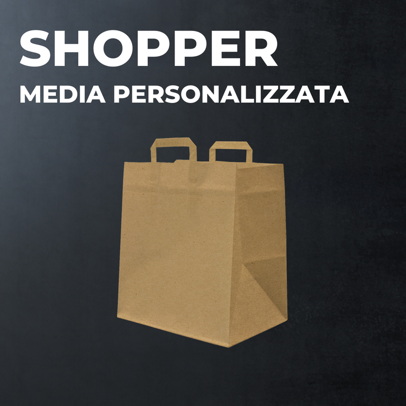 Carica immagine in Galleria, Shopper personalizzata logo Ghost Kitchen e Virtual Brand (150pz)