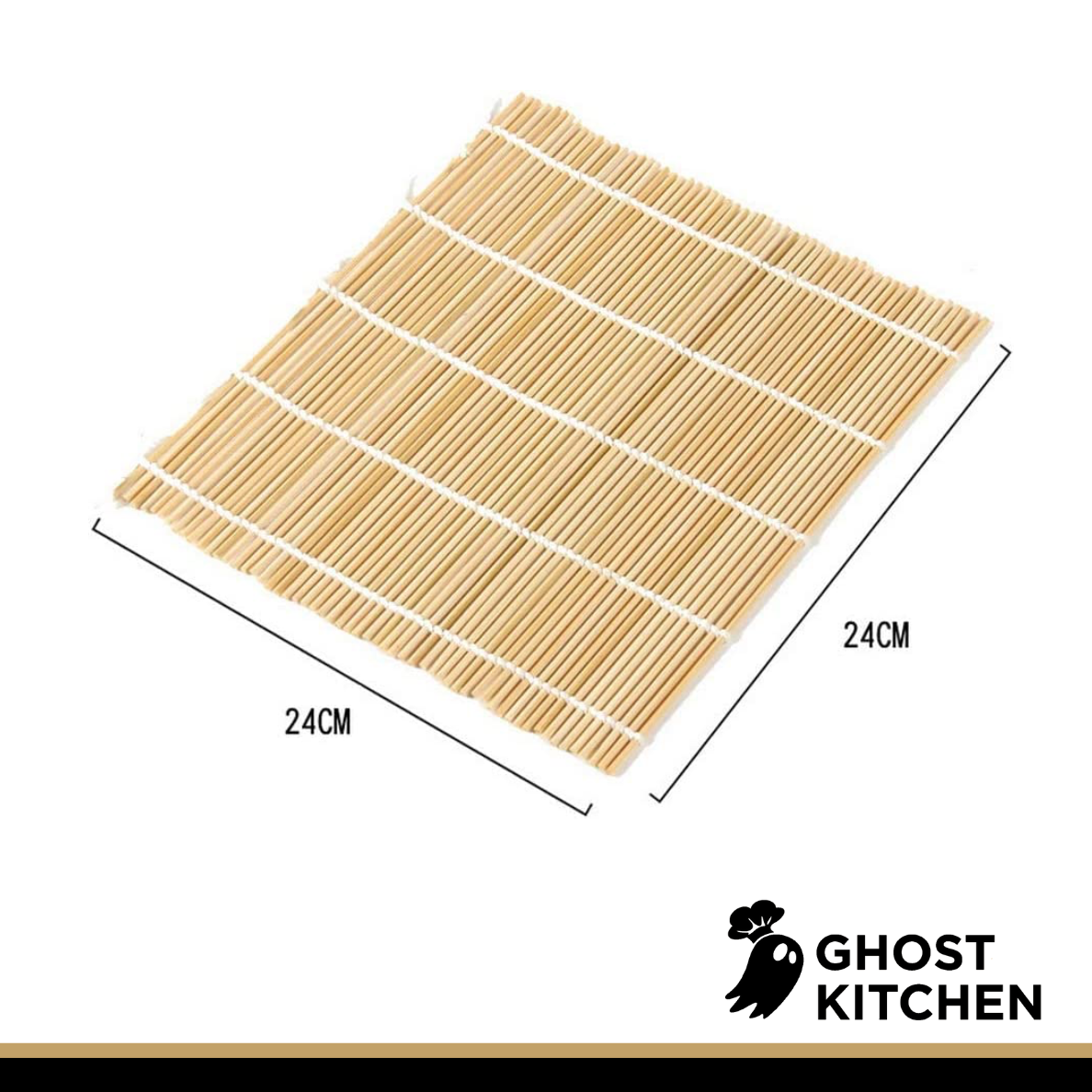 Stuoia Bamboo sushi - 24x24 cm - 2,20€
