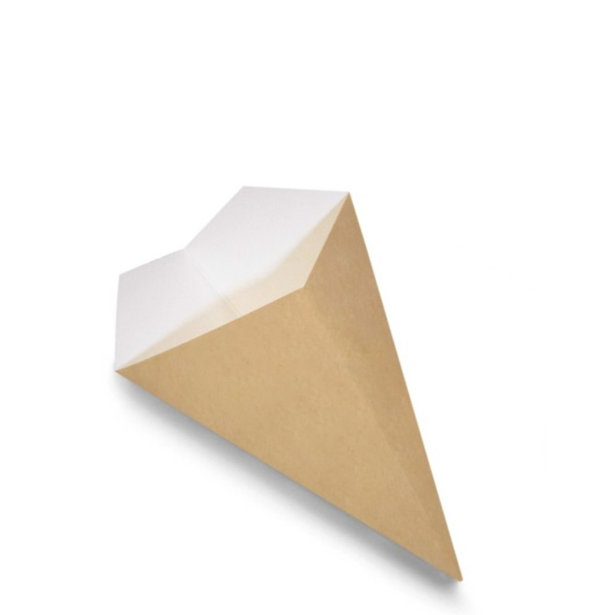 Cono porta fritti GRANDE 9.5 x 22.5cm - 500 PZ - Da 0.10€