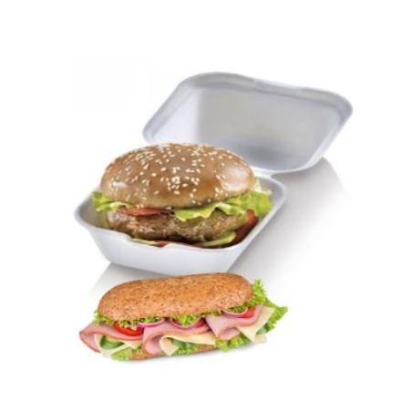 BOX Burger Grande 13,5 x 13,5 x 7,8 cm - 500 pz - Da 0,17€