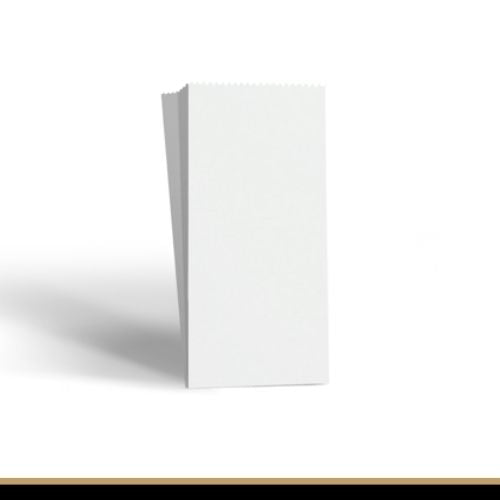 Buste in carta kraft bianca per cornetto 10x20 - 10kg a cartone