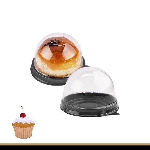 Contenitori trasparenti Mini Cupcake - Cake Box  -  50 PZ - Da 0,15€