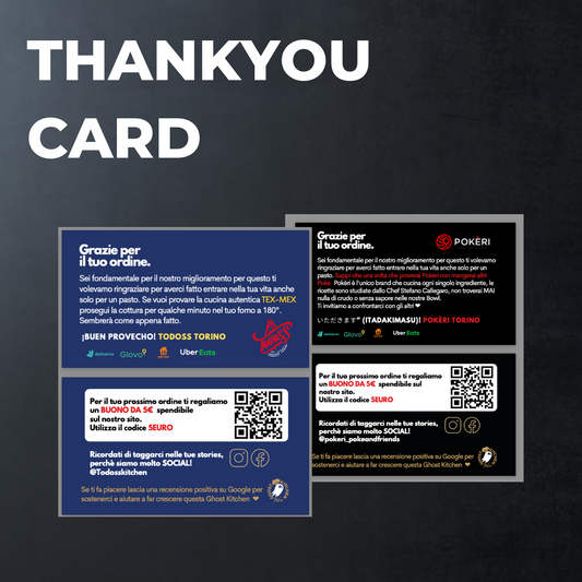Thankyou card (1000pz)
